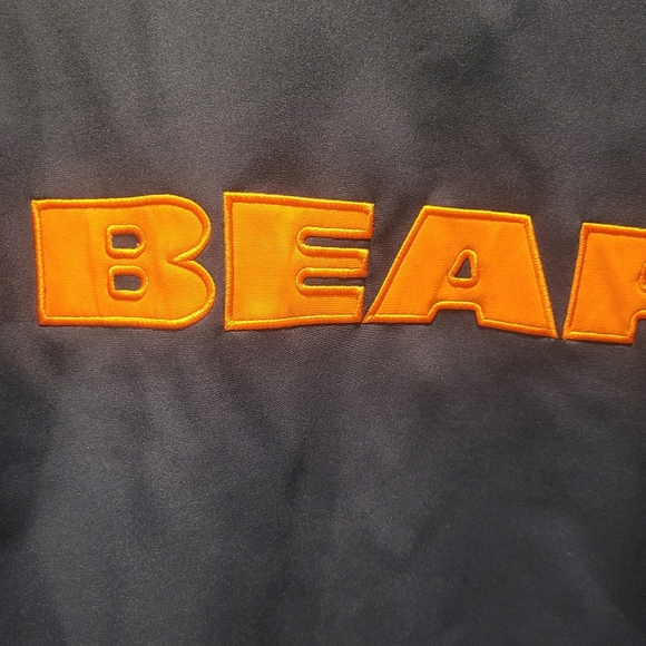 Chicago Bears Mens Size XL NFL Softshell Full Zip Jacket Navy Blue Football - Picture 7 of 9